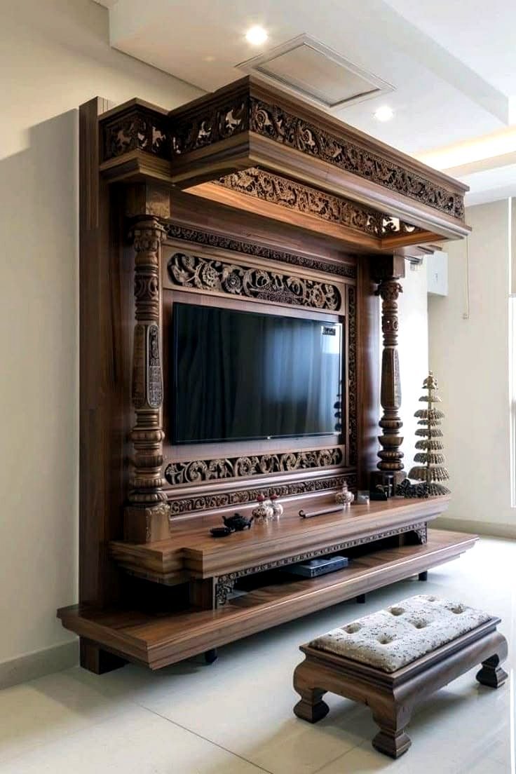 Handcrafted TV unit