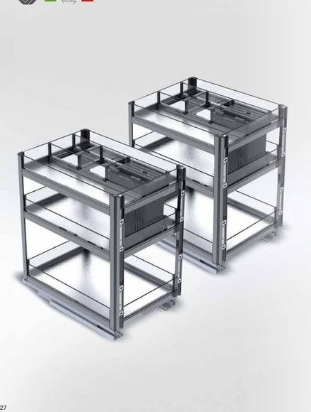 Dish basket pull-out, 350 mm cabinet