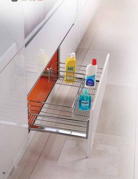 U-shape under-sink basket, 800 mm cabinet