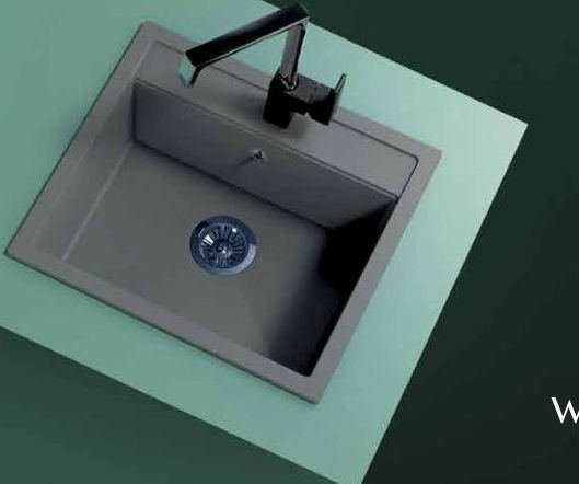 Quartz sink, 780 x 510