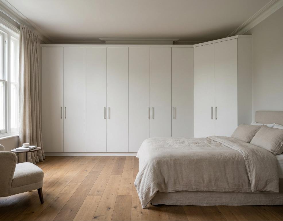 L-Shaped Corner Wardrobe by NAK Interior