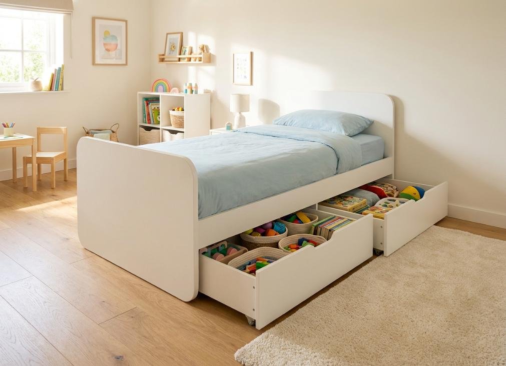 Kids' Bed with Drawers by NAK Interior