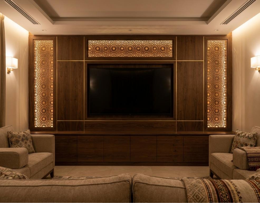 Majlis TV Wall by NAK Interior