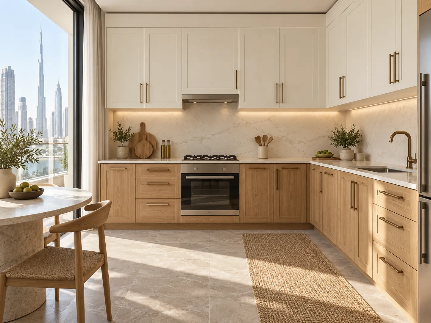 The Oak & Ivory design visualisation