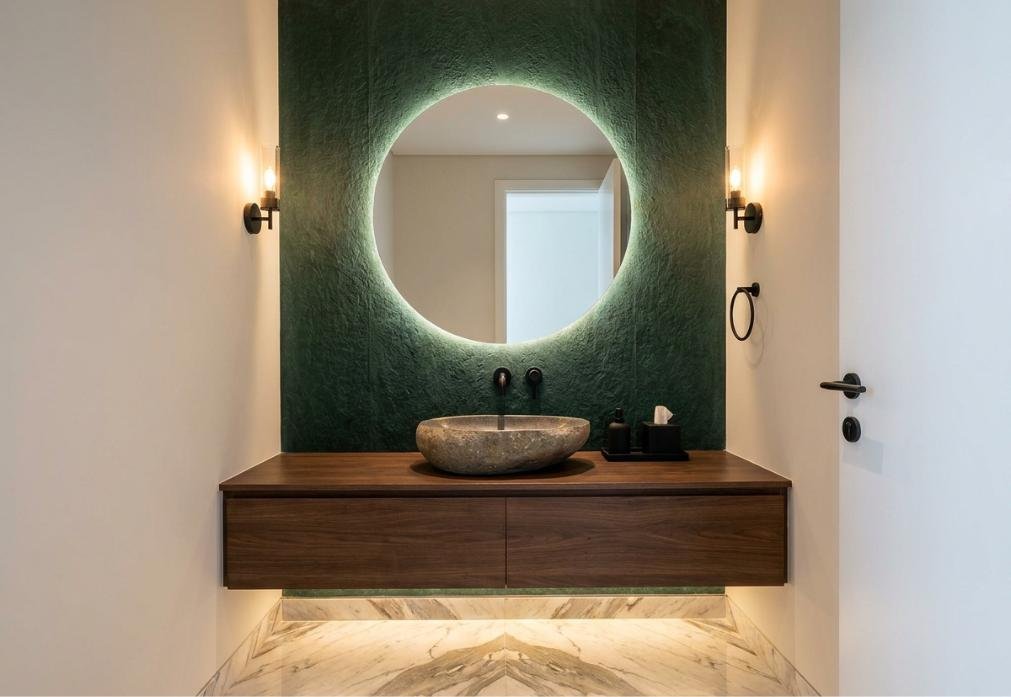 The Powder Room by NAK Interior