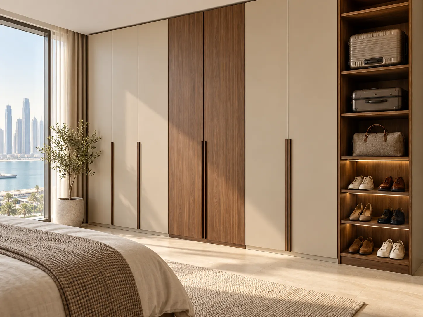 The Shoe & Luggage Wardrobe design visualisation