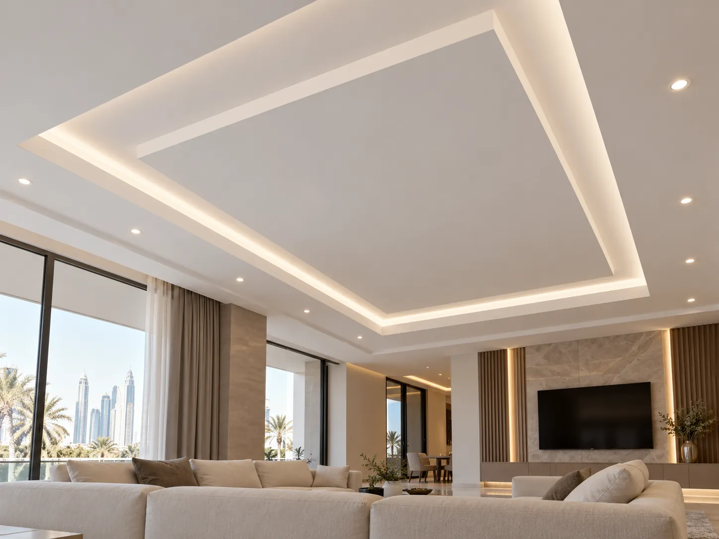The Two-Step Ceiling design visualisation