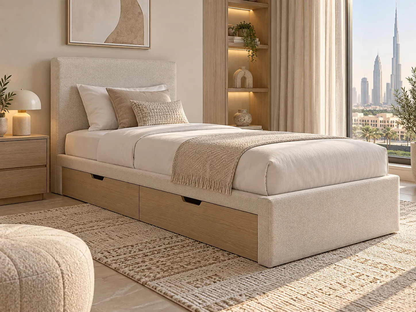 The Twin Drawer Bed design visualisation